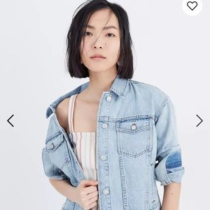 Madewell “Boxy-Crop” Denim Jacket